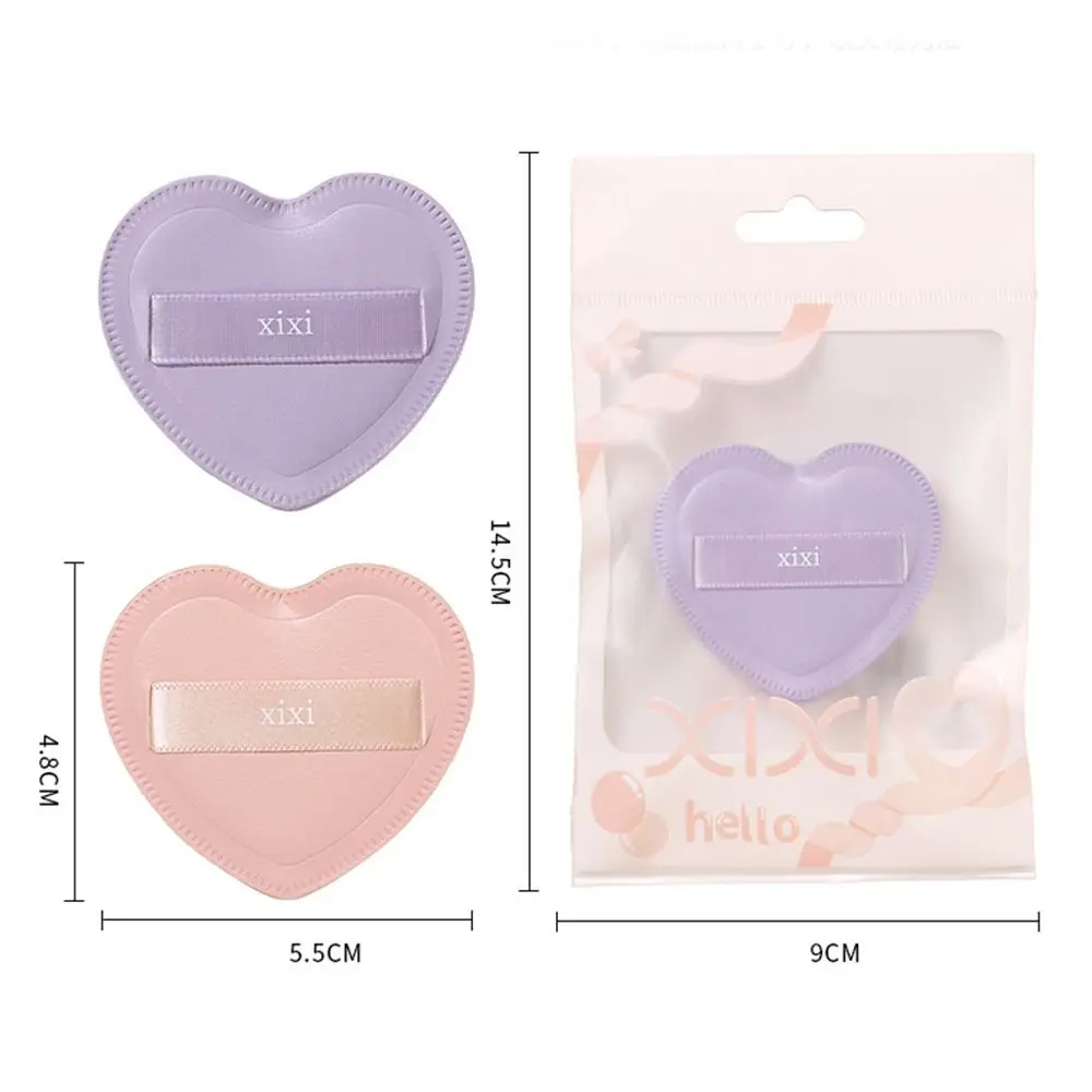 Heart Shaped Powder Puff New Super Soft Concealer Beauty Makeup Tools Liquid Cream Powder Cosmetic Sponge for BB Cream