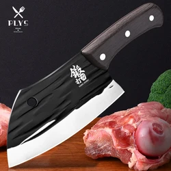 Save Power Kitchen Knife Stainless Steel Forged 6-inch Slicing Knife Home Chef Meat and Vegetable Cutting Utility Knife