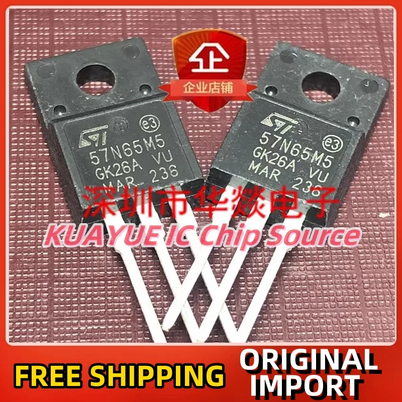 

10PCS-30PCS 57N65M5 STP57N65M5 TO-220 710V 42A Fast Shipping Quality Guarantee