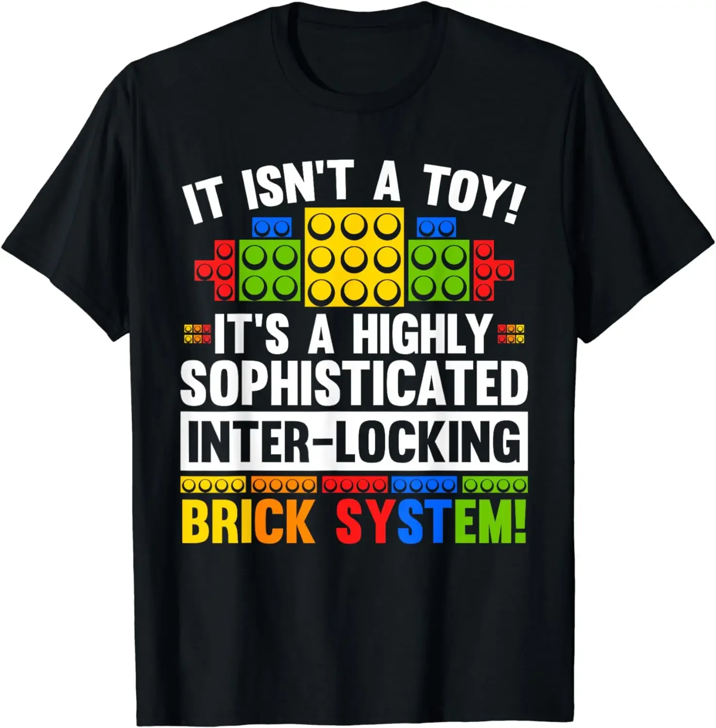 Master Builder Bricks Blocks Play Toys T-Shirt  Graphic T Shirts  Tops  Shirts for Women  Ropa De Mujer