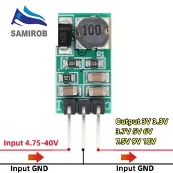 Samirob-ステップダウンバックコンバーターモジュールボード、dd4012sa、1a、dc 5-40v〜3v、3.3v、3.7v、5v、6v、7.5v、9v、12v、レギュレーター