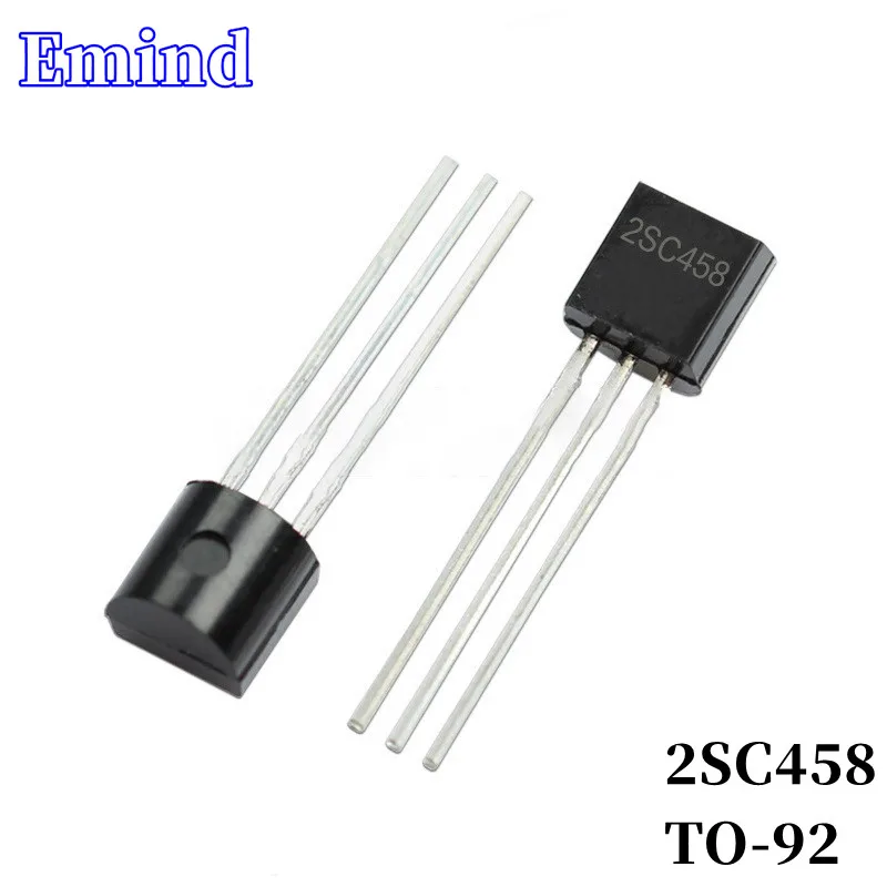 

300/500/1000/2000/3000Pcs 2SC458 DIP Transistor TO-92 NPN Type 30V/100mA Bipolar Amplifier Transistor