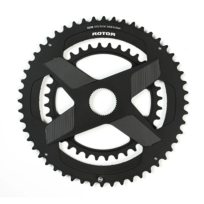 STLF Compatibility   Aluminium Bicycle Crank & Chainwheel Double Road Bike Chainring