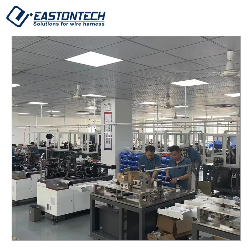 EASTONTECH EW-22F Factory Made Fully Automatic Cable Wire Cutting Stripping Twisting Crimping Soldering Wire Tinning Machine