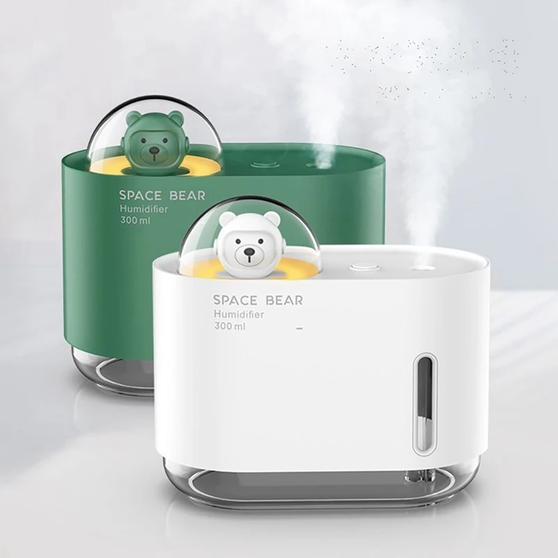 300ML Humidifier Diffuser USB Mini Diffuser With LED Night Light Air Humidifier For Bedroom Home Desktop Office