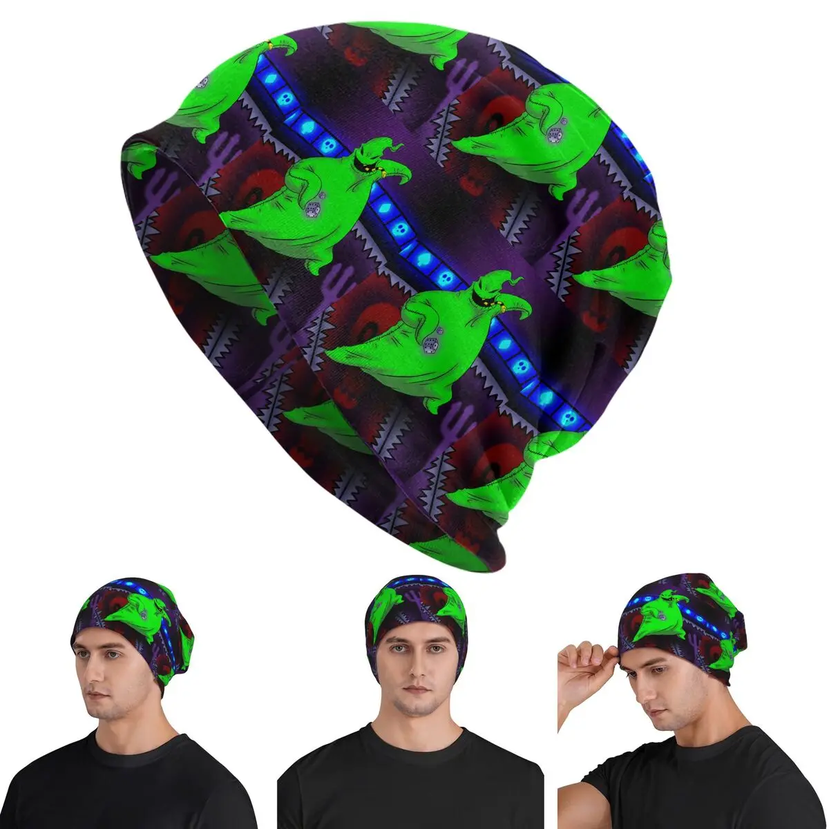 

Oogie Boogie Skullies шапки шапки теплая осенне-зимняя уличная шапка вязаная шапка для мужчин женщин взрослых