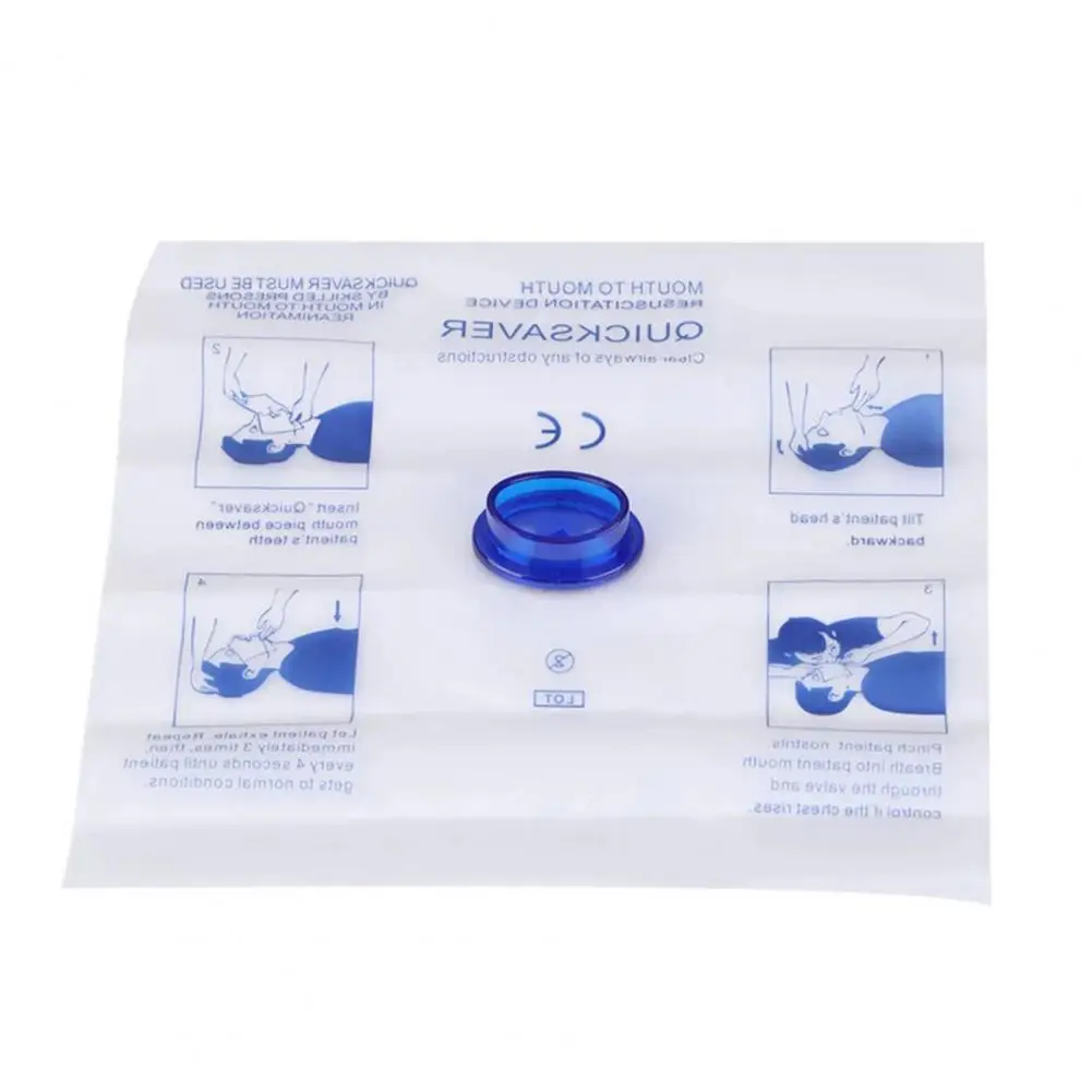 

Маска первой помощи, 10 шт., одноразовые маски для лица CPR, портативные маски для оказания первой помощи, искусственное дыхание