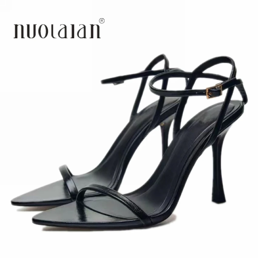 Ankle Strap Shoe Women Sandals Summer Fashion Sexy Thin High Heels Gladiator Sandal Shoes Narrow Band Party Dress Pump Shoes