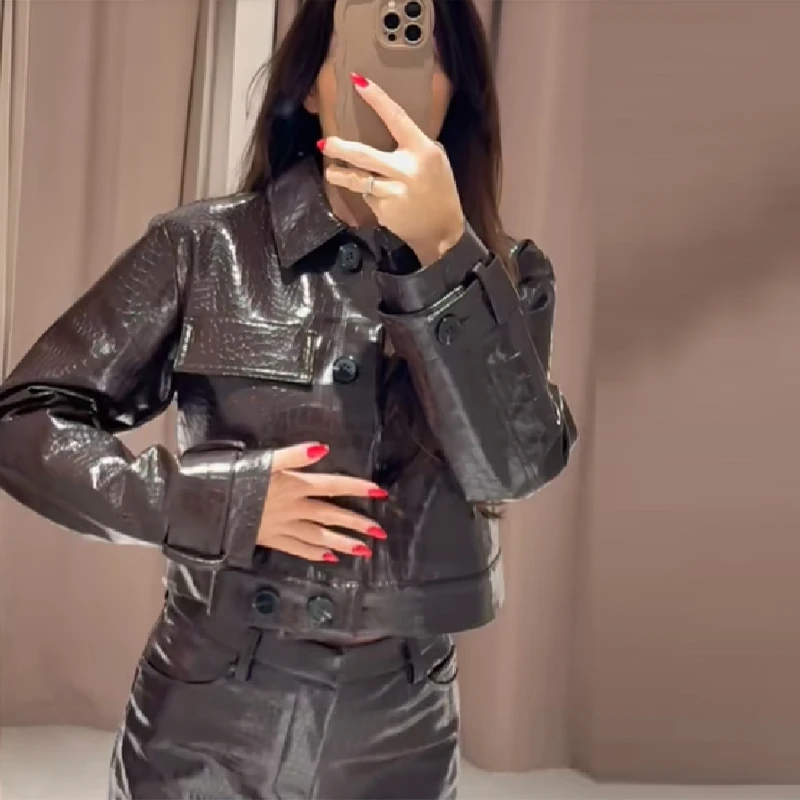 Giacca blazer scavata sexy chic per donna Spalla imbottita O collo Cappotto completo a maniche lunghe 2025 Lady Autunno Streetwear Outwears