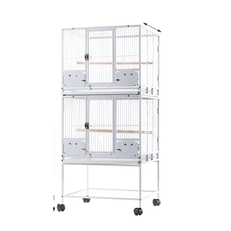 Jaulas grandes para pájaros y palomas, alimentador para al aire libre, caja de cría de periquitos, jaulas para pájaros, soporte para loros, Cabana Oiseau Exterieur para YY50BC