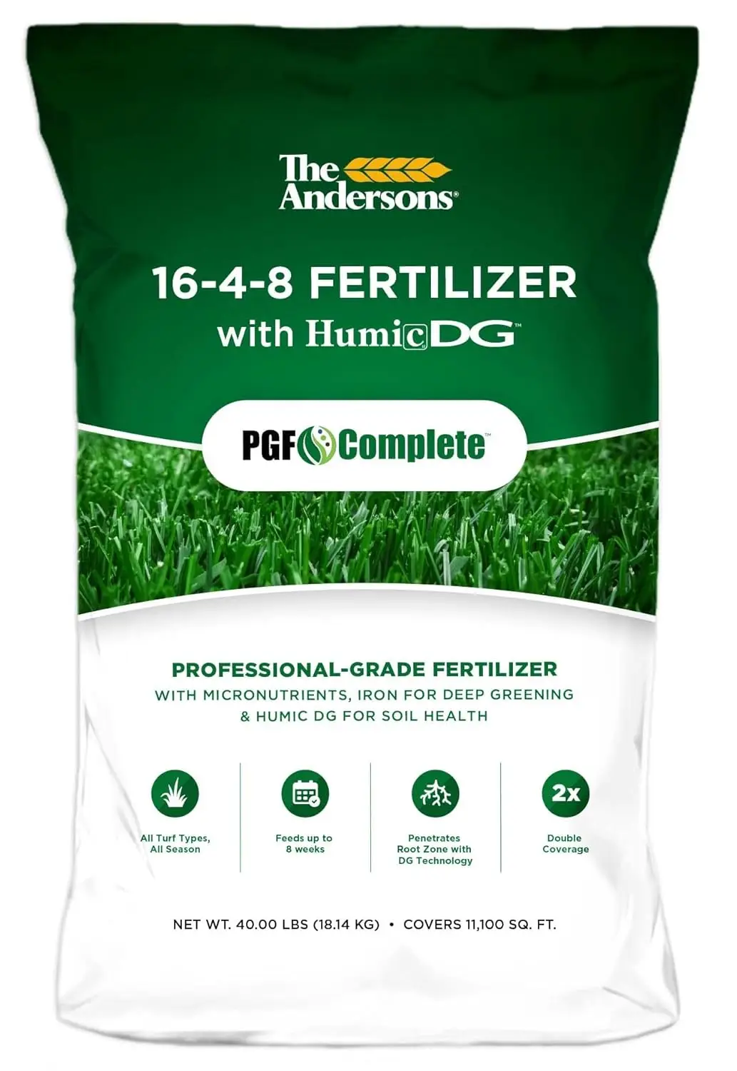 

Professional PGF Complete 16-4-8 Fertilizer with Humic (40lb)