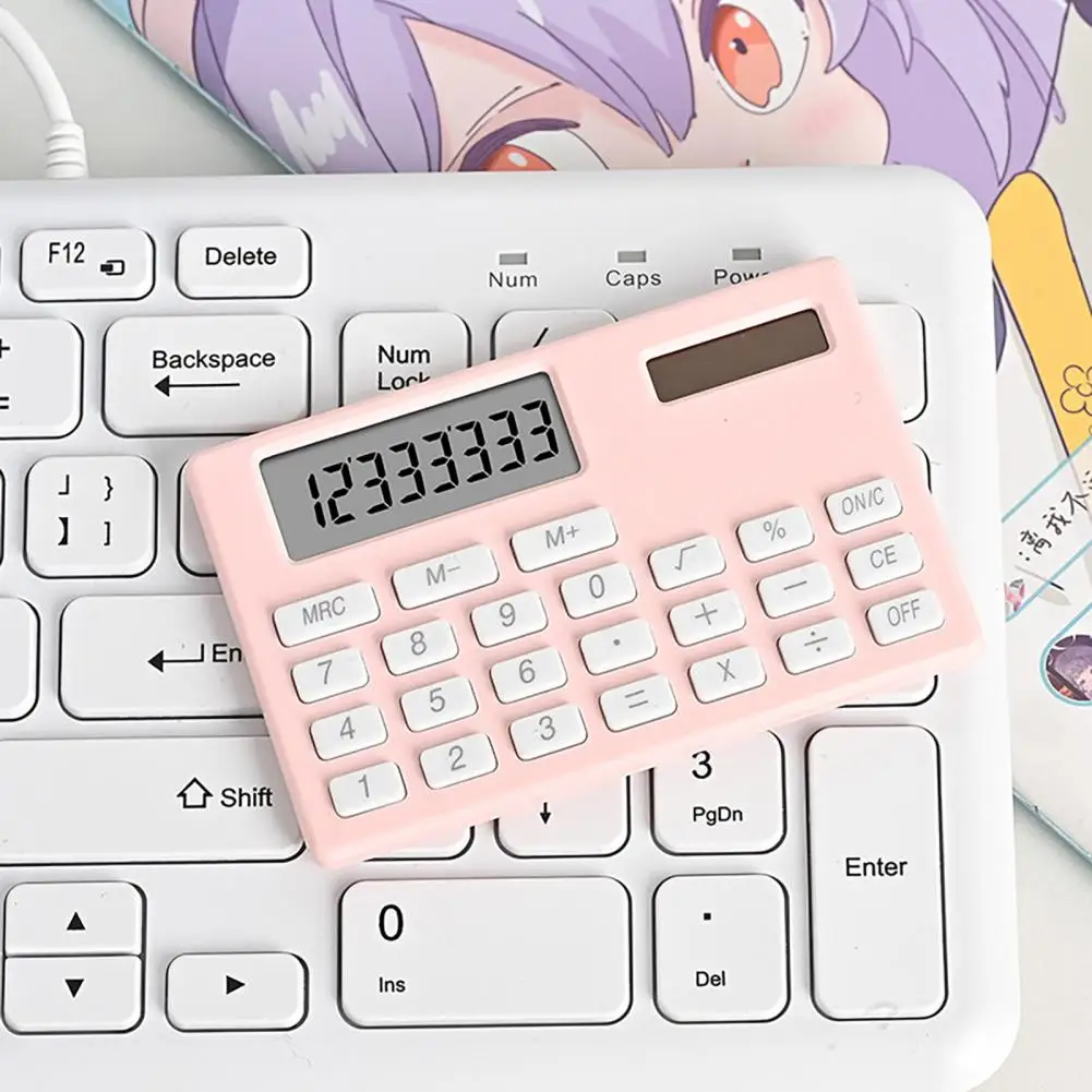 Portable Pocket Calculator 8-digit Large Display Quick Key Response Desktop Work Calculator Office Home Business Calculator