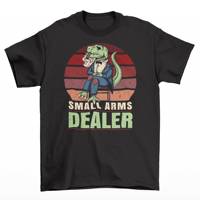 T Rex Small Arms Dealer Shirt Funny Tyrannosaurus Mafia Gangster Dinosaur Prehistoric Lover Clothing