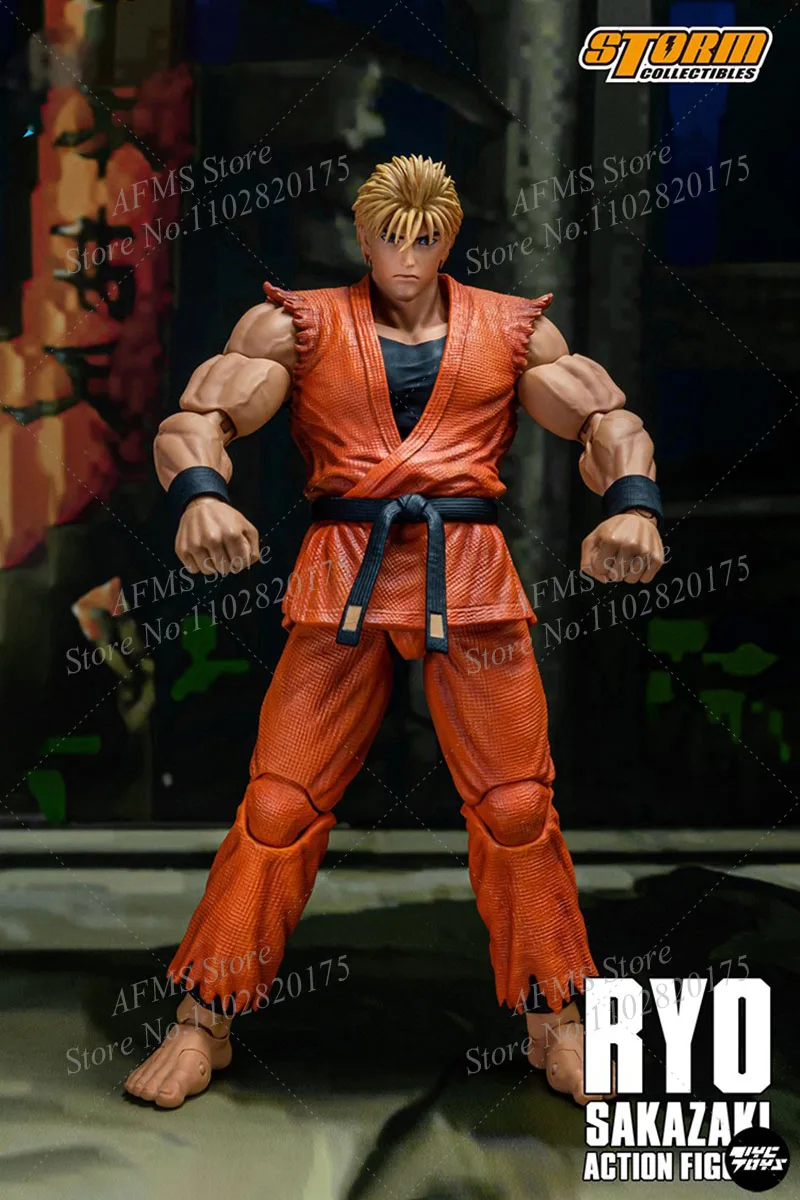 Storm Toys 1/12 Scale Collectible Figure Ryo Sakazaki Fighting Games Doll Full Set 6Inch Men Soldier Action Figure Toy