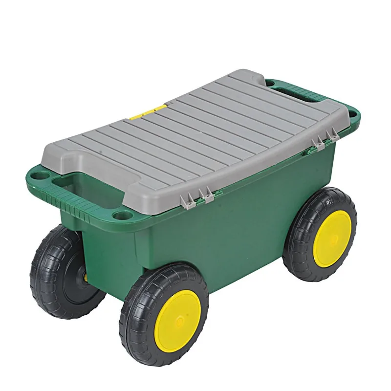 Household plastic tool cart, garden gardening plumber multi-functional tool sorting storage box