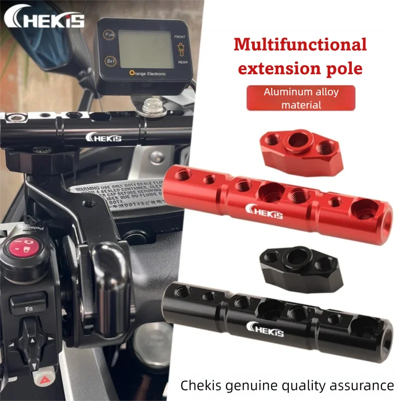 Chekis Is Suitable for Honda Forza350 Nss350 Forza300/250 Modified Navigation Phone Holder Fixed Base Extension Rod Multi-Functional Bracket