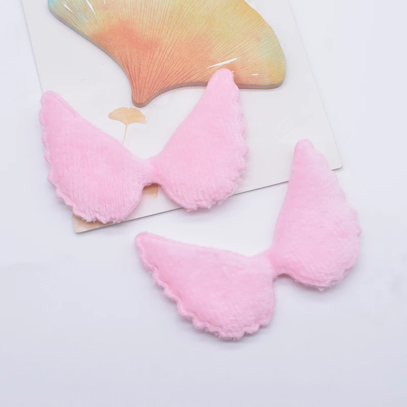 10Pcs 7*4.5cm Kawaii Furry Angel Wing Sewing Patches for DIY Cartoon Makeup Decoration Hat Headwear Toys Accessories Applique