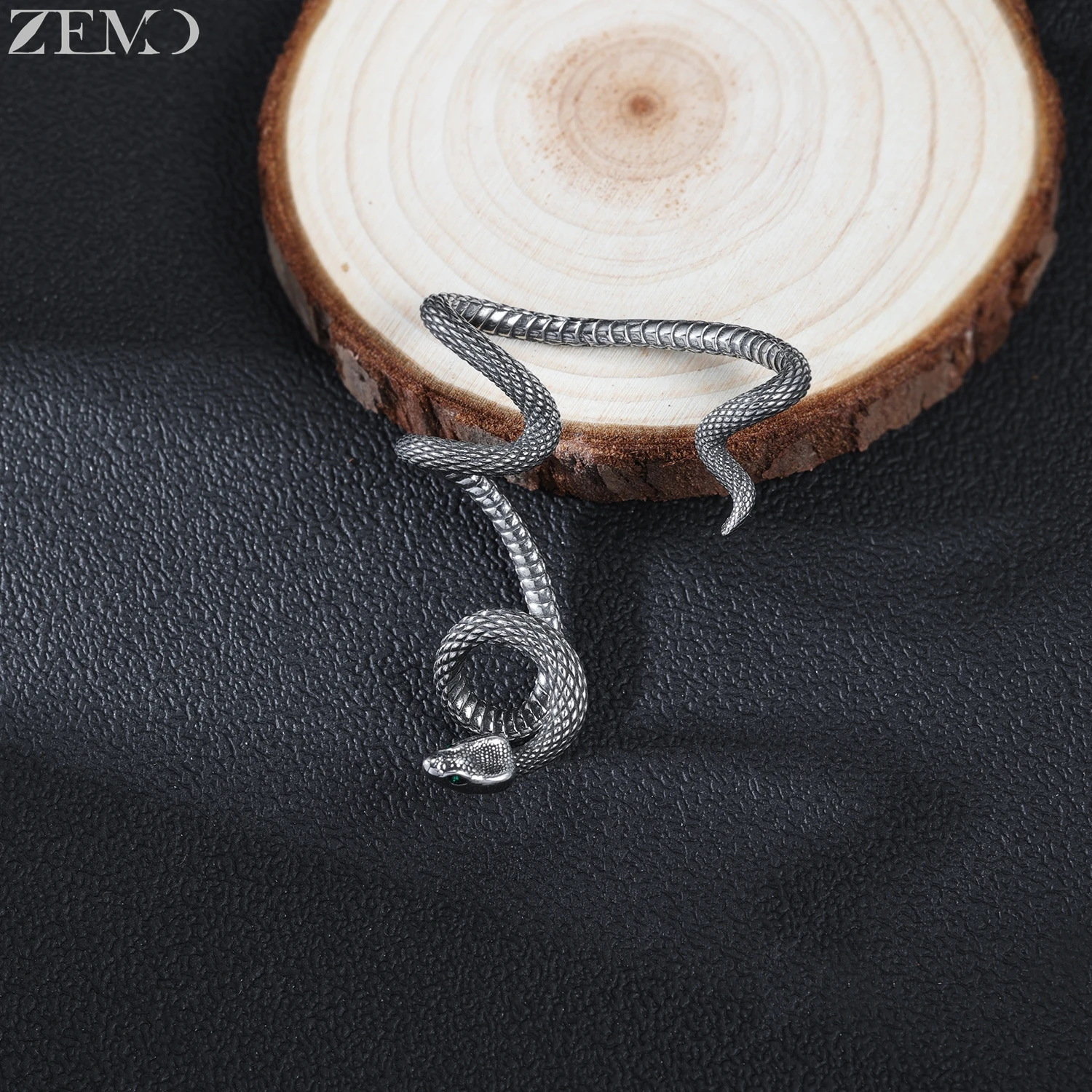 ZEMO 1 PC/1 Pair Punk Stainless Steel Clip-on Earrings Men Women Cool Snake Octopus No-Pierced Faux Fake Tragus Helix Piercings