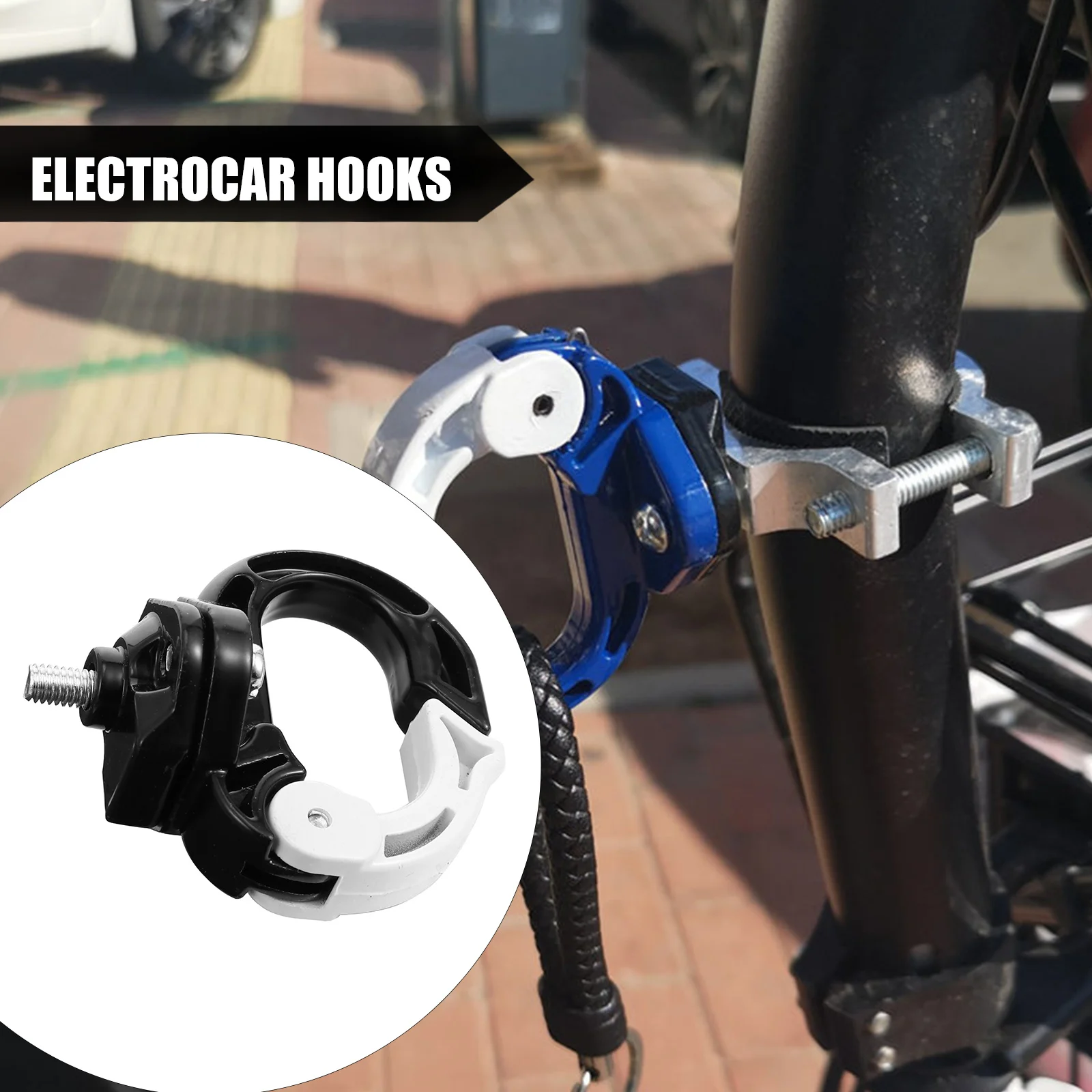 

Bike O-type Hook Motorbike Hooks Modification Supply Motorcycle Black Electromobile