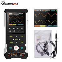 MUSTOOL MDS8209 OSC + DMM + Waveform Generator 3 in 1 80 MHz/50 MHz Bandwidth Dual Channel Handheld Oscilloscope AI Waveform