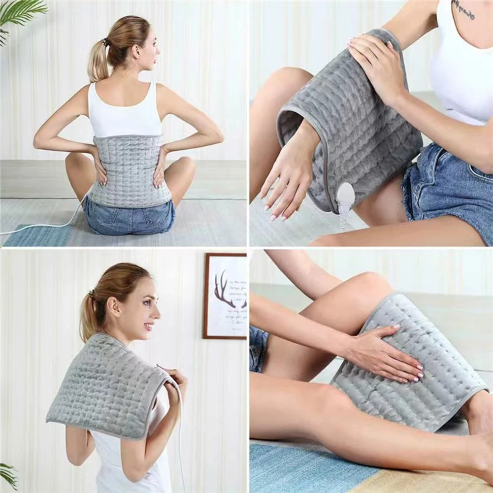 40X72cm Heated Electric Blanket USB Warm Shawl Mat Heating Pad Fast Heating Warming Blanket for Back Pain Muscle Pain Relieve