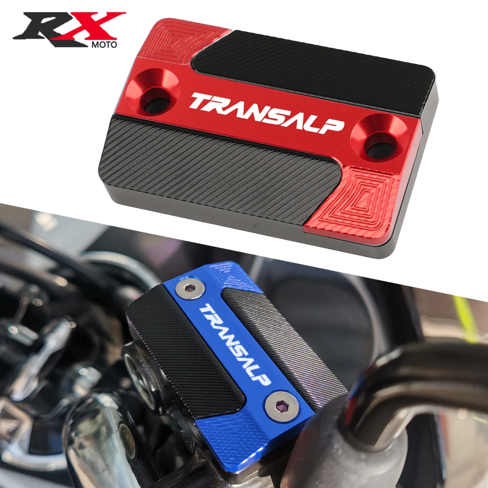 Motorcycle Accessories For HONDA TRANSALP700 TRANSALP 600 650 700 XLV CNC Front Brake Clutch Fluid Reservoir Tank Cover Cap