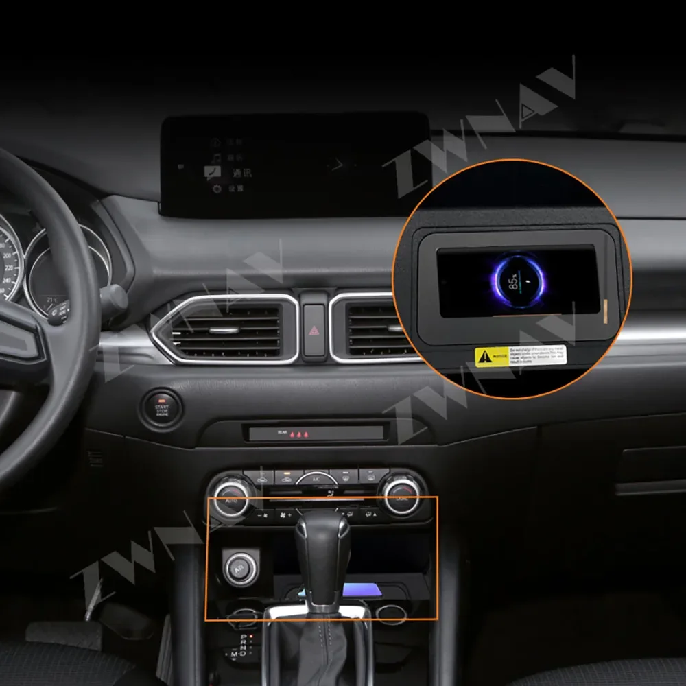 OEM Style Fast Charging Pad For Mazda CX-5 2019-2022 Wireless Car Charger Center Console Smart Module