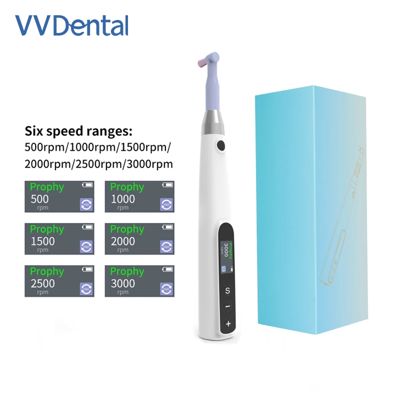 VVDental Wireless Prophy Motor 3000rpm  Rechargeable Polishing Instrument Dental Clinic Equipment Dentisty