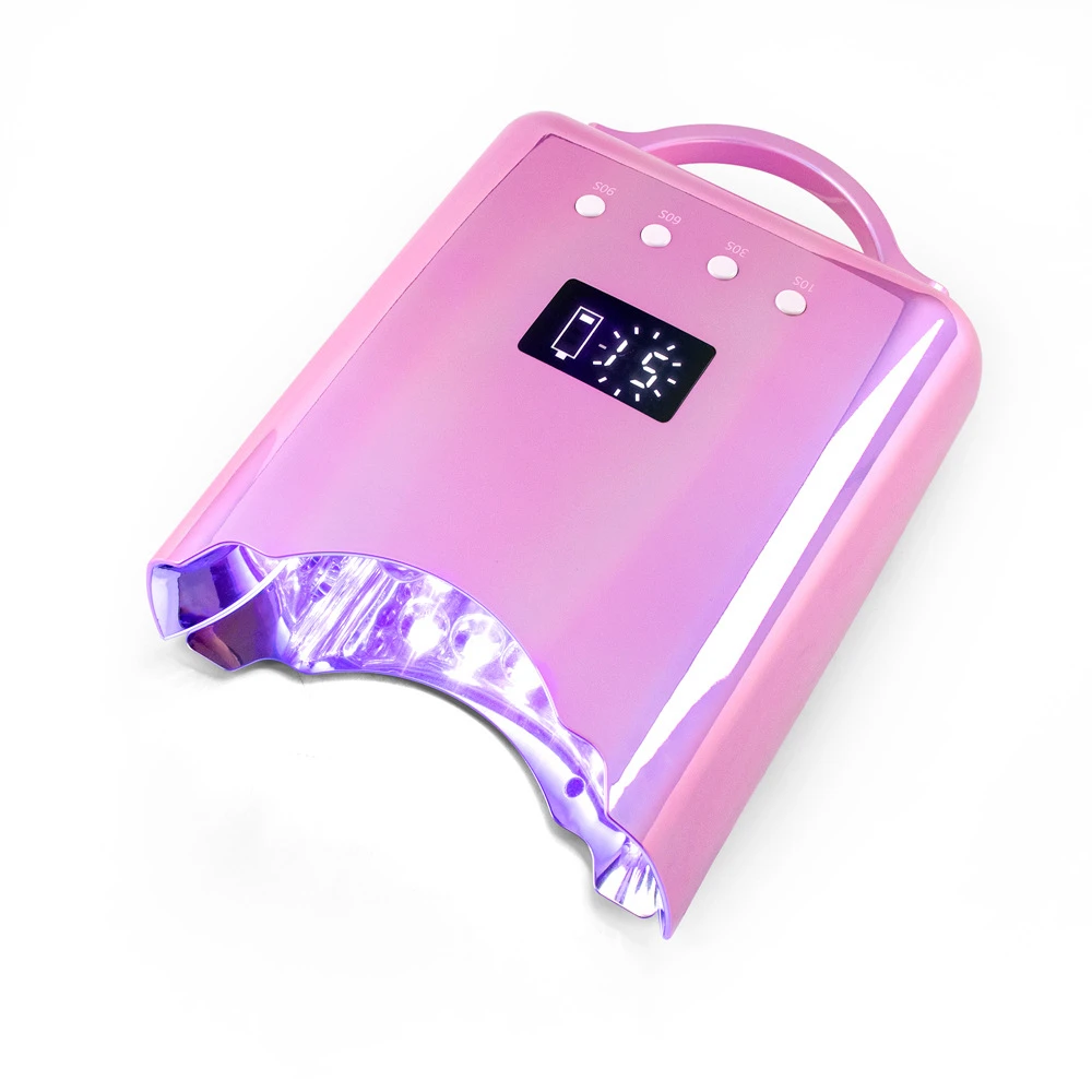 New 78W Stored Nail Light Light Therapy LED Nail Light Therapy Machine Quick Drying Rechargeable Nail Light Cosmetics Wholesale