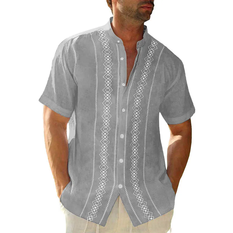 2024 Trendy Hot Selling Men\'s Shirt Top Summer Short Sleeve Casual Fashion Hawaiian Shirt High Quality Large Size XS-5XL