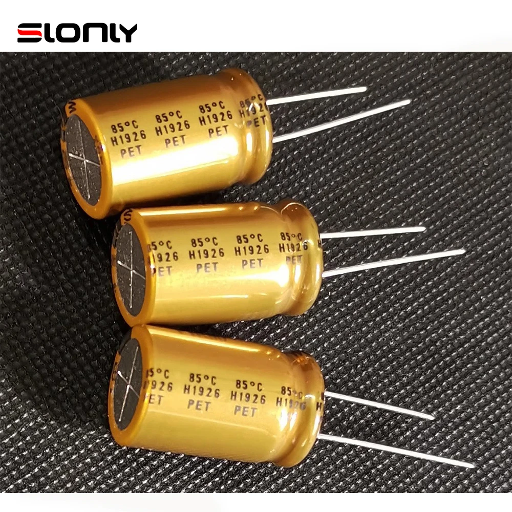 3pcs-15pcs NICHICON FW 63V 1000UF 63V Gold Audio High Voltage Electrolytic Capacitors