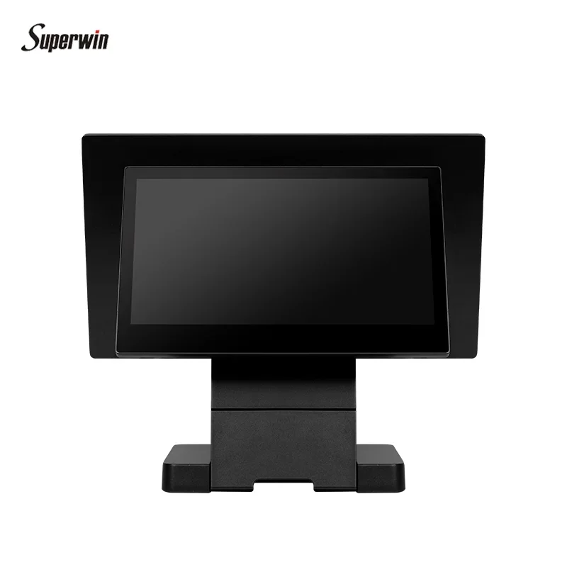 High Quality 15.6 Inch Capacitive Touch Flat Screen New Designed Touch Screen All in One Dual Screen Pos System