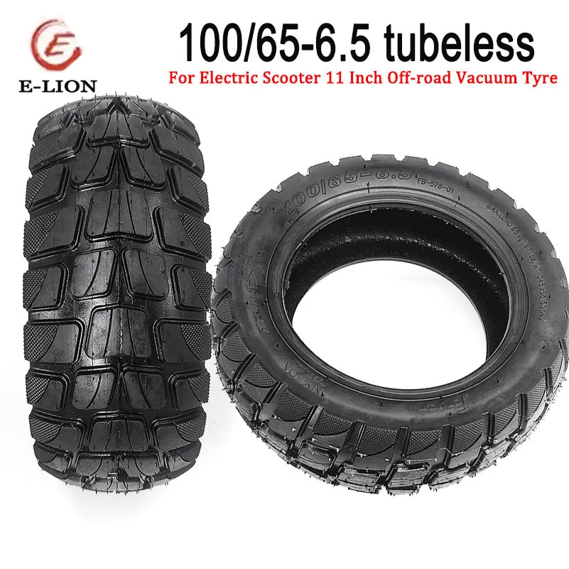 100/65-6.5 Tubeless Tyre for Electric Scooter 11 Inch Vacuum Tire 100 65 6.5 Off-road Pneumatic Tire