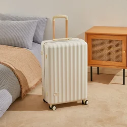 Fashion Suitcase Trunk Small Fresh Luggage Universal Wheel Travel Trolley Box Password Boarding Box 20 22 24 26 28 Inches