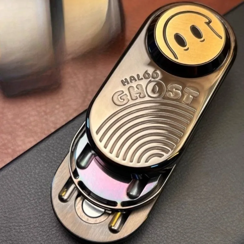 Magnetyczna karta do pchania, metalowy mini fidget roller, mechaniczny slider, kamerton, płyta do pchania, EDC, zabawka sensoryczna redukująca stres.