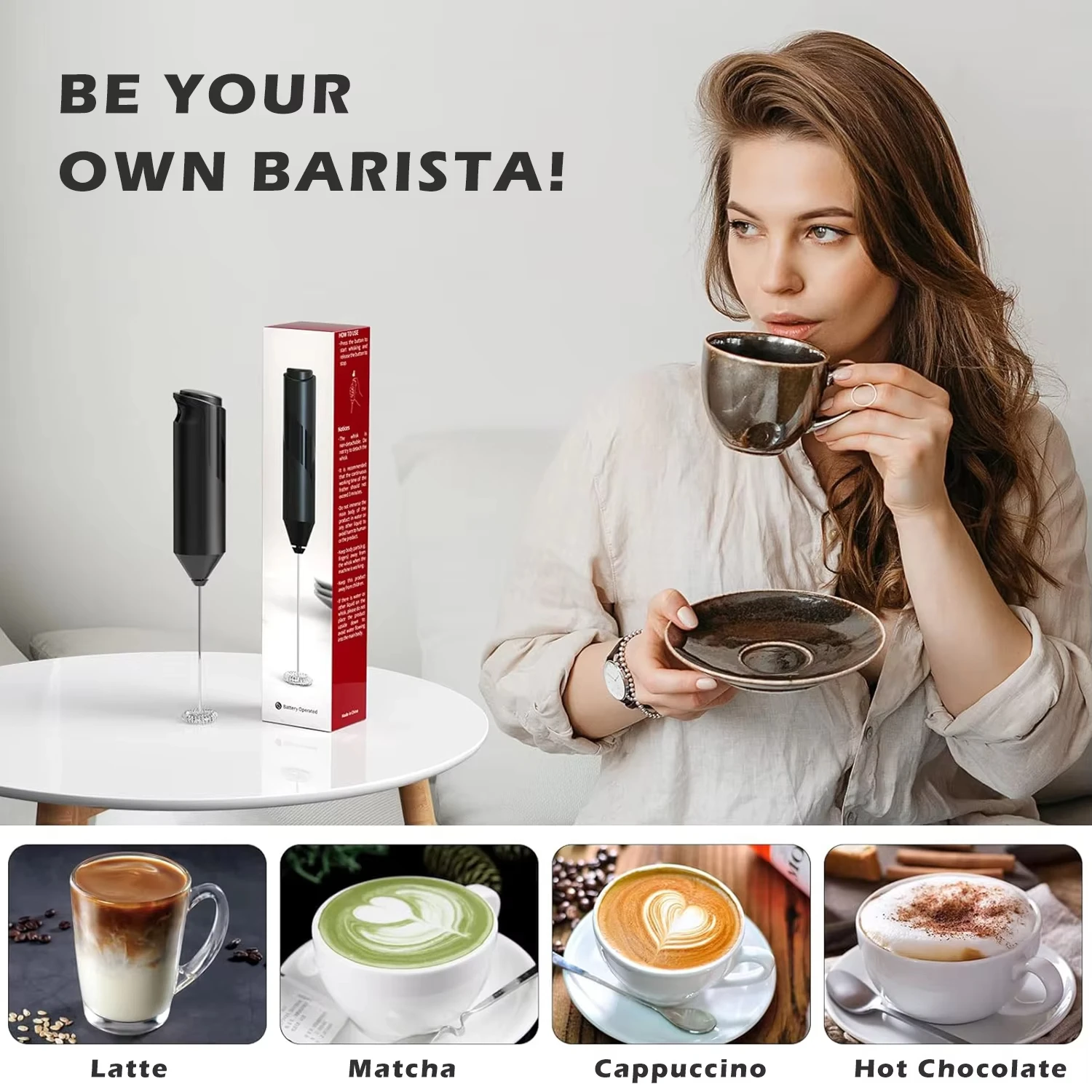 ミニ泡立て器 ミルクコーヒーミキサー 泡立て器 卵ビーター - Pocket Coffee Maker のレビューと価格