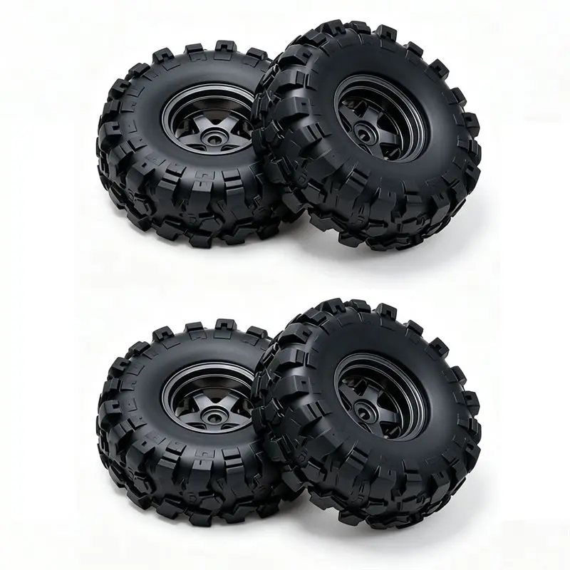 

Best-Tires With Counterweight Kit 4PCS 0.7" Wheel Metal Hubs For 1/30 SCX30 RC Car Upgrade Parts