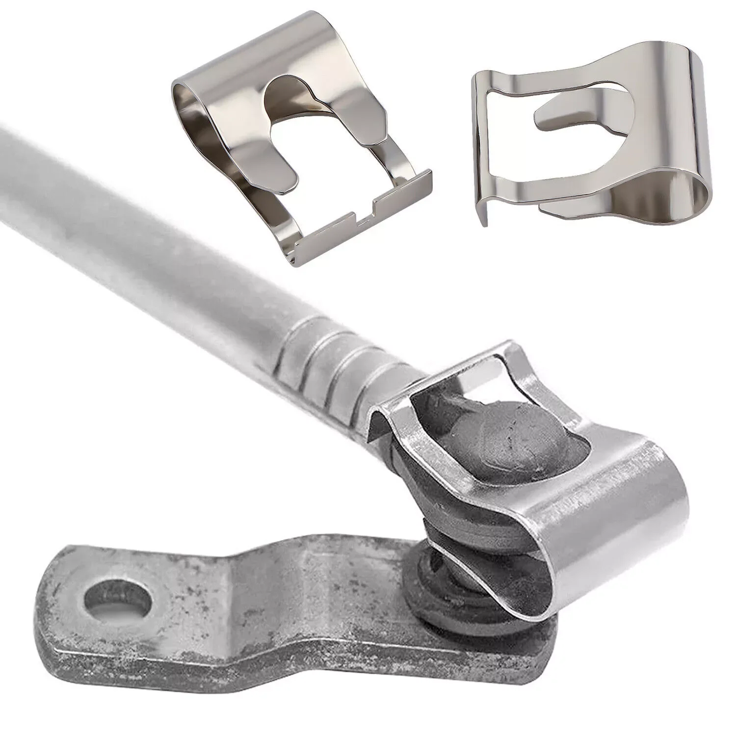 

10 шт. универсальных ремонтных комплектов пружинных зажимов для тяг стеклоочистителей