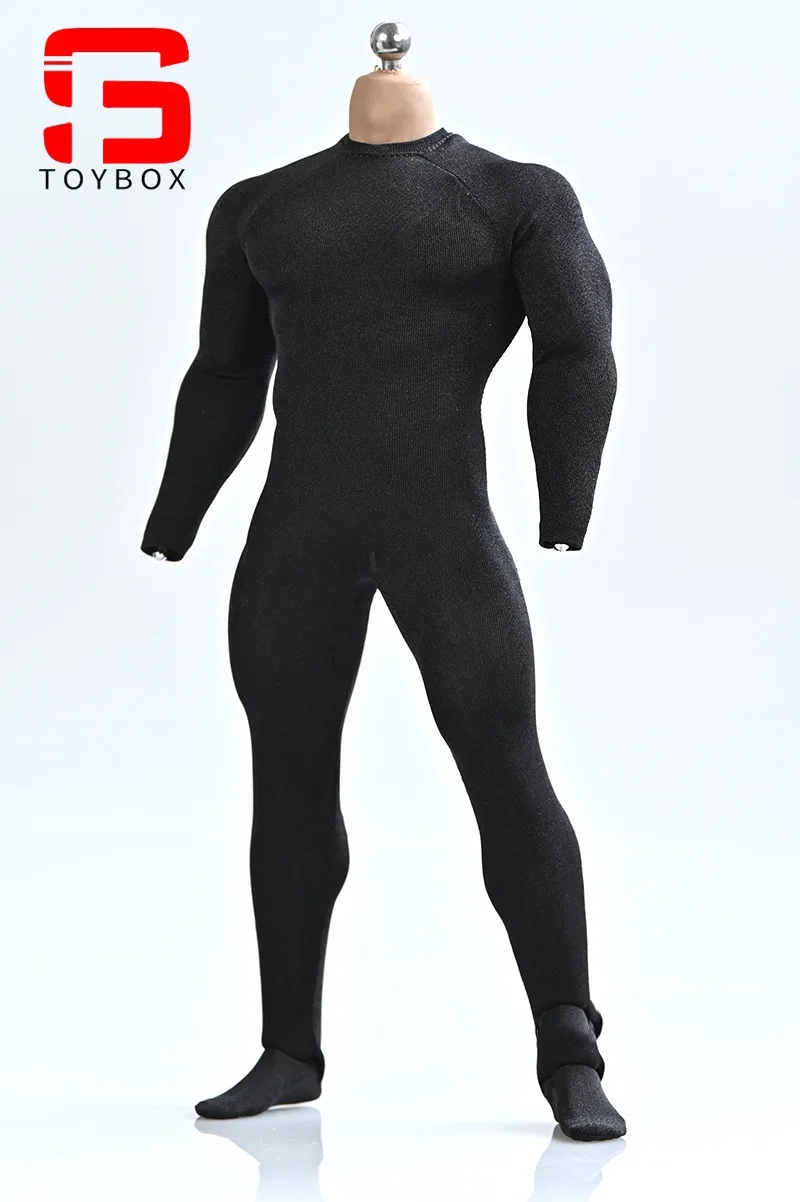 1/6 1/12 Scale Male Elastic Stretch Jumpsuit Bodysuit Clothes Model Fit TBL 12'' M35 6'' TM02A Soldier Action Figure Body Dolls