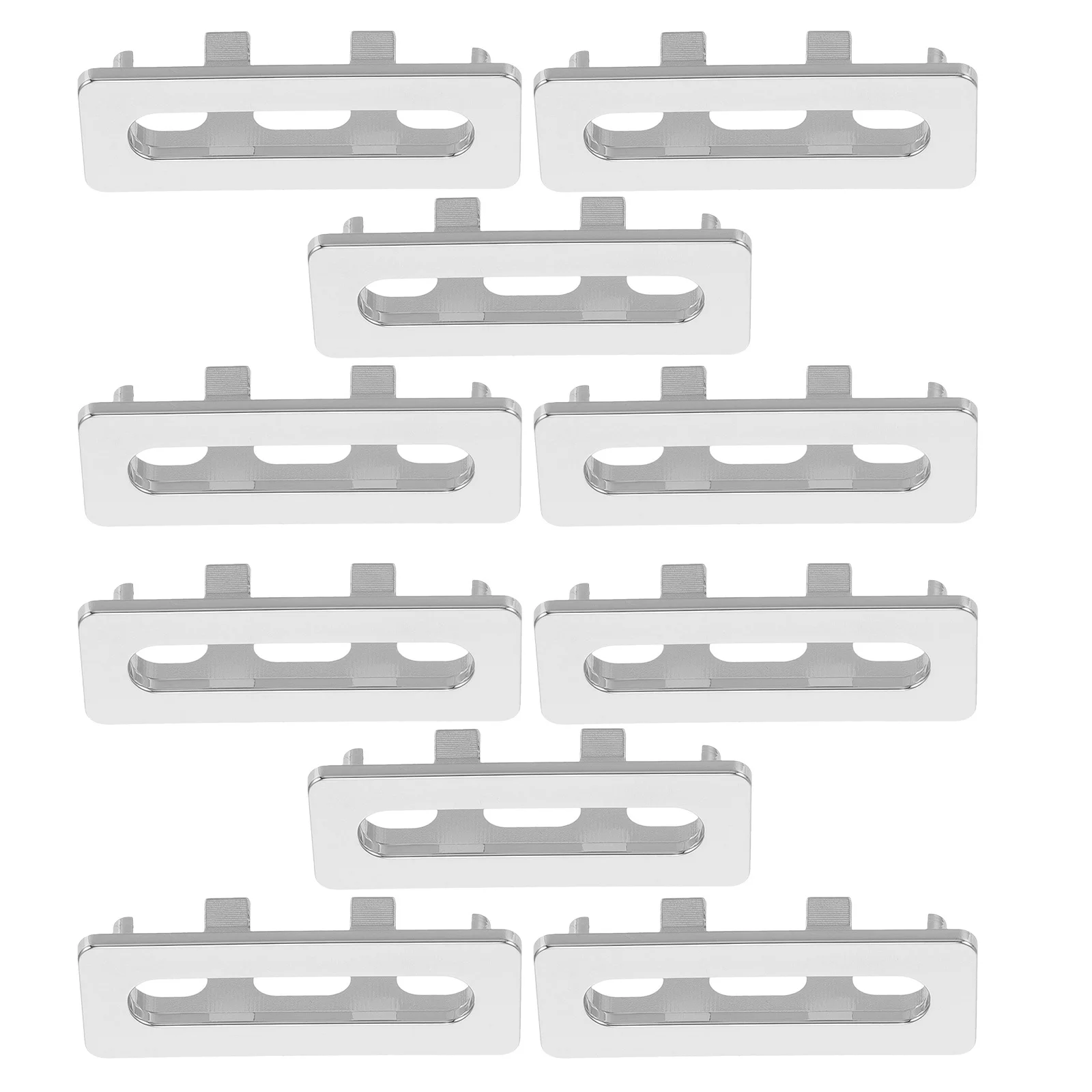 10Pcs Sink Overflow Cover Mesh Plastic Basin Hole Lid Elegant Trim Ring Universal Fit Bathroom Kitchen Washbasin