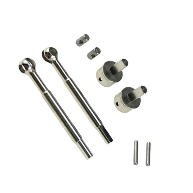 Fit for MJX 1/18 H18P RC Car Professional Modified Upgrade Sturdy Thickened Hardened Front Axle CVD Transmission Shaft Parts