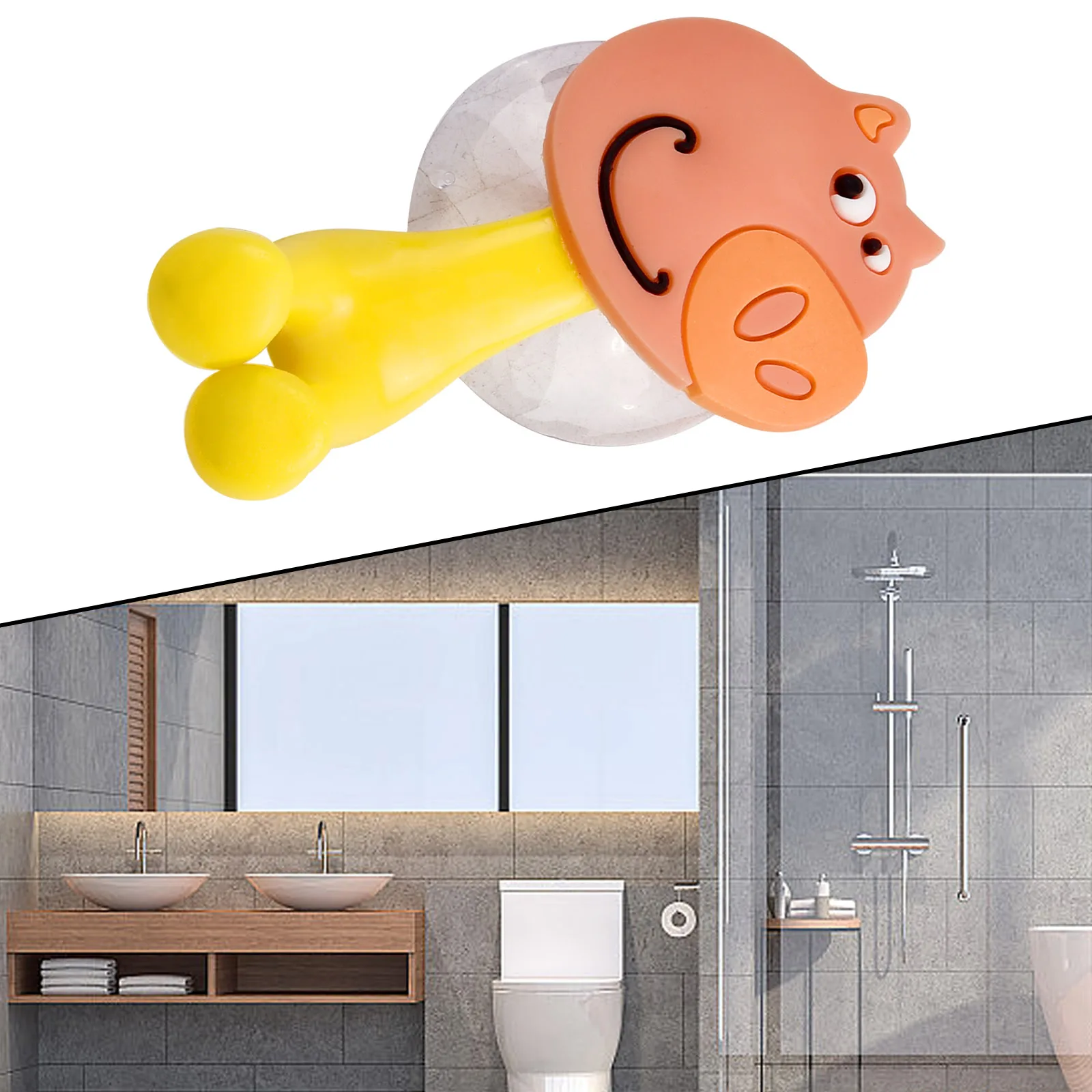 Cute Animal Toothbrush Holder for Kids - usage example
