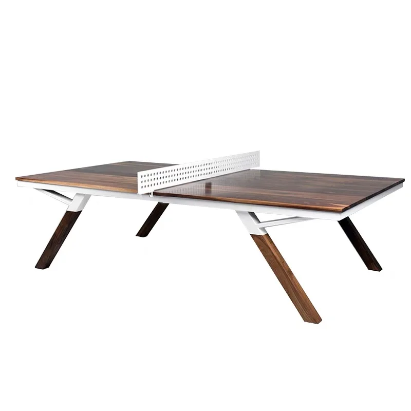 2-in-1 Multifunction Sport Table Indoor Outdoor Use Solid Wood Ping Pong Table Custom Color 274x152x76cm Durable & Easy Assembly