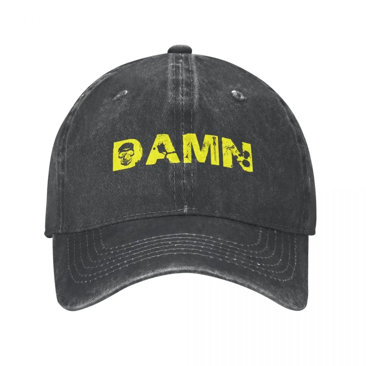 

Vintage Dungaree Yellow Damn Logo Baseball Caps Men Women Baseball Hat Adjustable Casquette