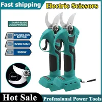 Fit Makita 18v Battery Professional Cordless Electrician Scissors Pruning Shears Cutter Wireless Drills Tools Garden Pruner