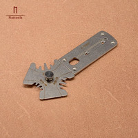 Nattools Zipper Quick Install Tool And Corner Pusher – DIY Leather Gluing Helper For Craft Projects