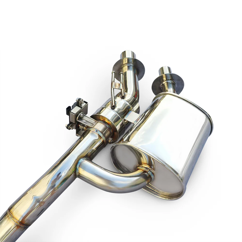 

Ss304 cat-back exhaust pipe for Kia Stinger 3.3T 2018-2024 Exhaust muffler with valve exhaust system mid pipe exhaust