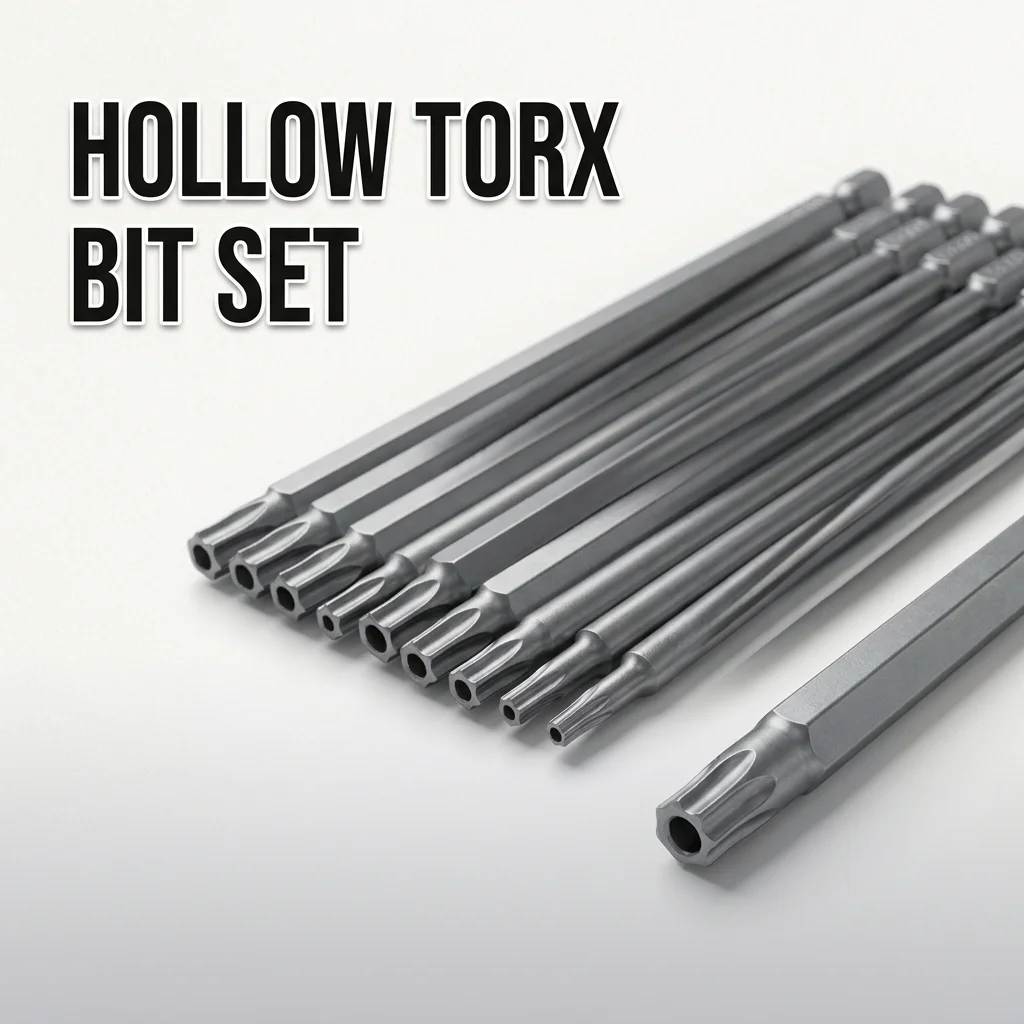 8PCS Torx Screwdriver Bit Set 1/4 Inch Hex Shank Magnetic Star Bits for Drills Impact Wrenches T8 T10 T15 T20 T25 T30 T40 Repair