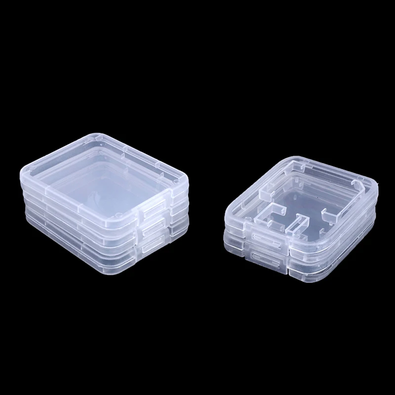 10Pcs Clear Plastic Game Cartridge Card Box Case Cover Games Boy Advance Protective Holder Storage