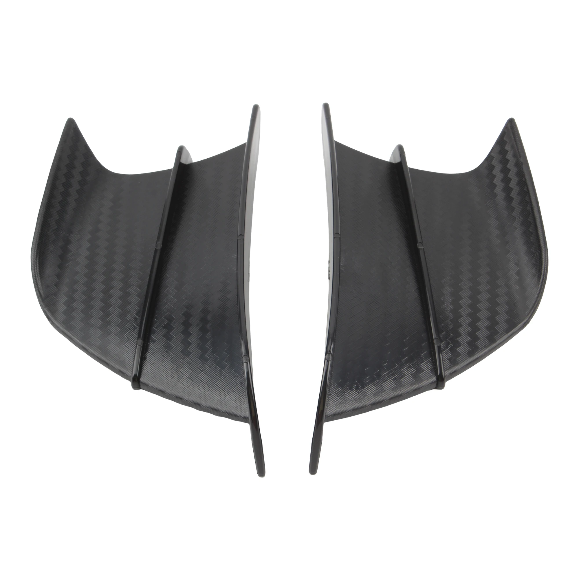 For Honda Yamaha KTM Kawasaki Suzuki Harley Motorcycle Fairing Side Winglet Aerodynamic Wing Deflector Spoiler Universal Parts